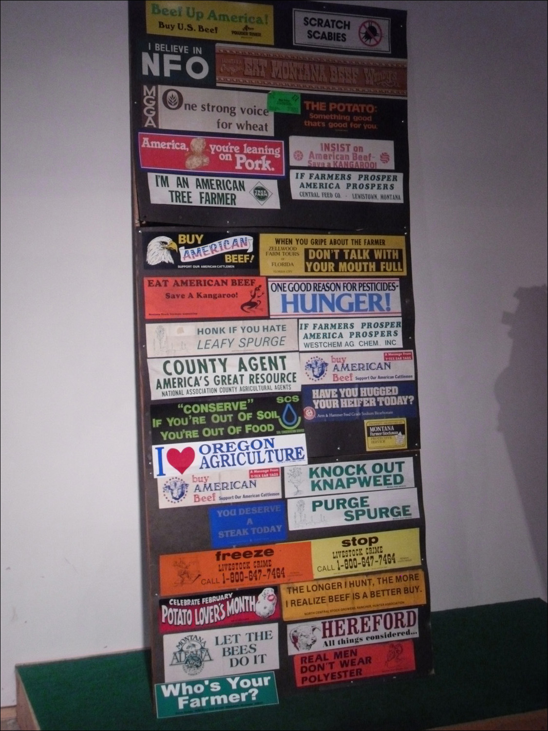 Fort Benton, MT Agriculture Museum-agriculture bumper stickers